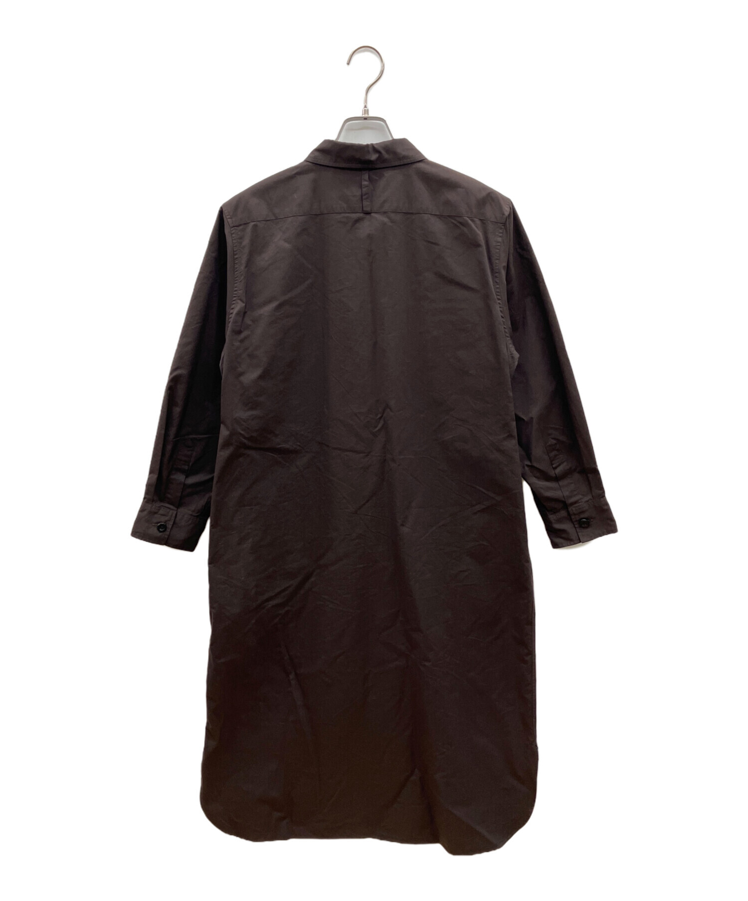 マーガレットハウエル コットンシルク シャツワンピース 中古・古着通販】MARGARET HOWELL (マーガレットハウエル) コットン