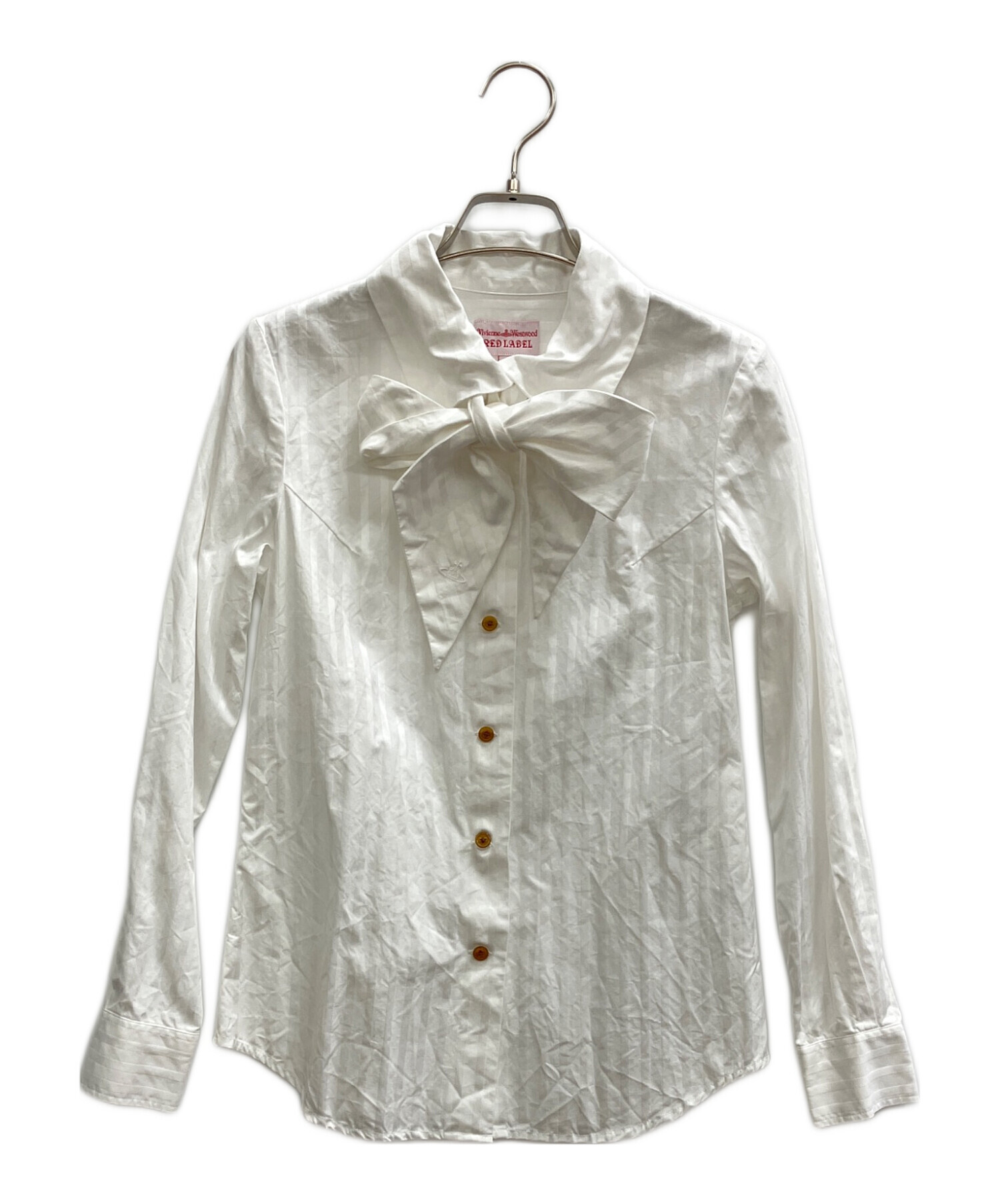 d*3様 VivienneWestwoodREDLABEL ボウタイブラウス イ 中古・古着通販】Vivienne Westwood RED LABEL (ヴィヴィアンウエスト