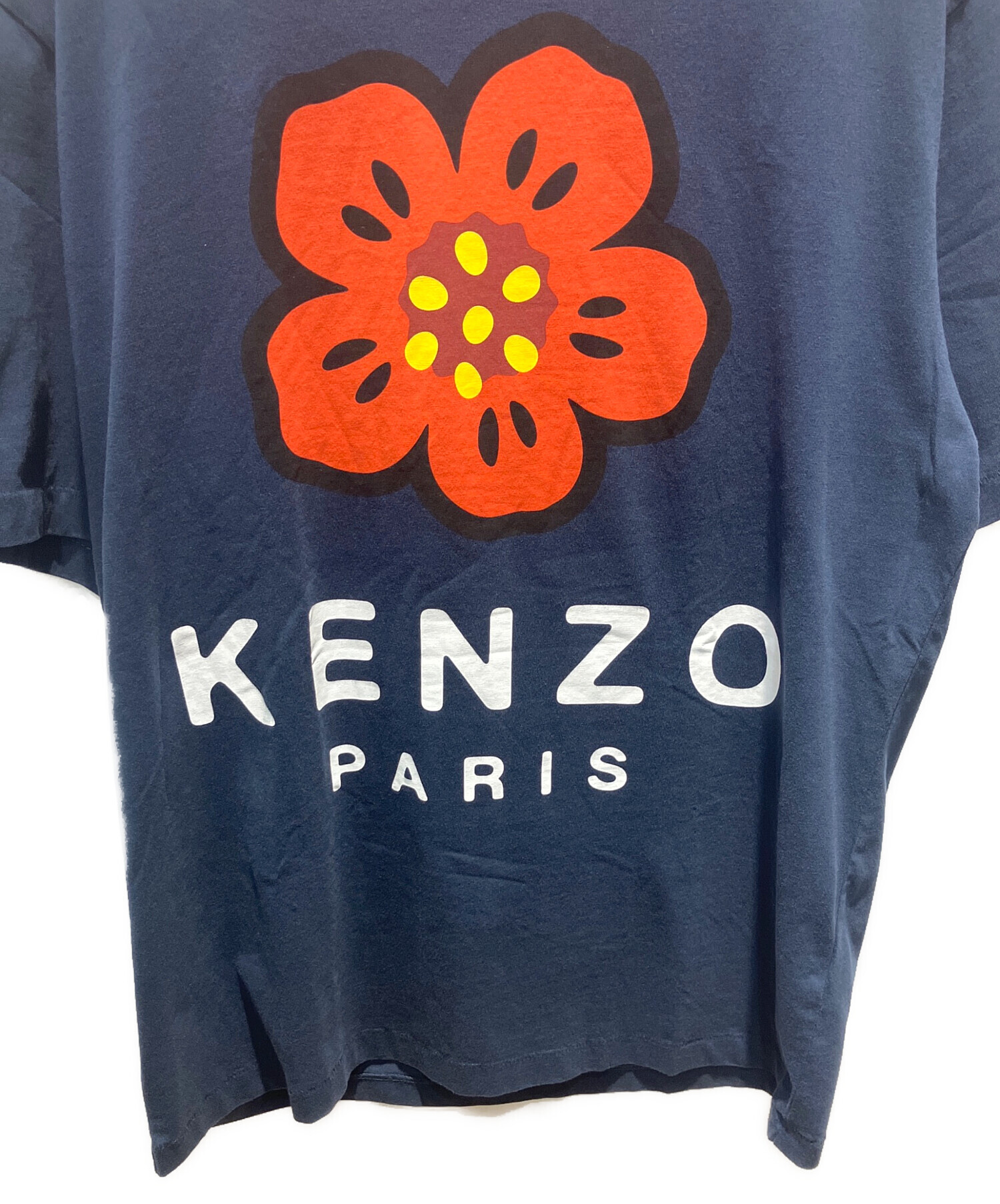 kenzo 花柄 KENZO ケンゾー レザー マルチカラー 花柄 ターンロック