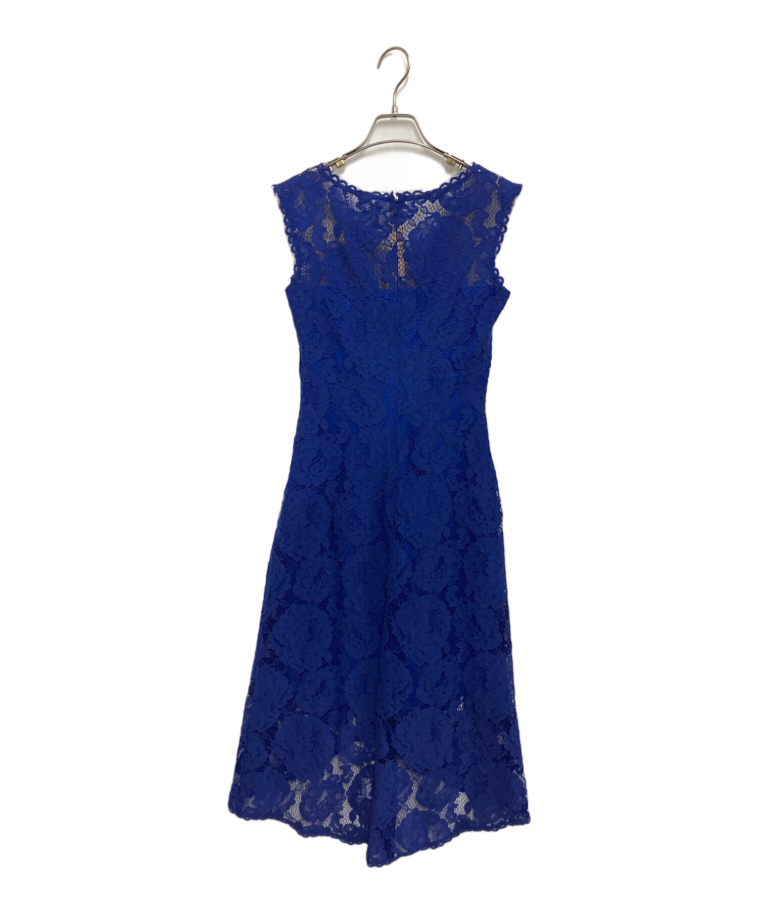 美品 Tadashi Shoji 11号　ワンピース　青　タダシショージ 中古・古着通販】TADASHI SHOJI (タダシ ショージ) コードレース