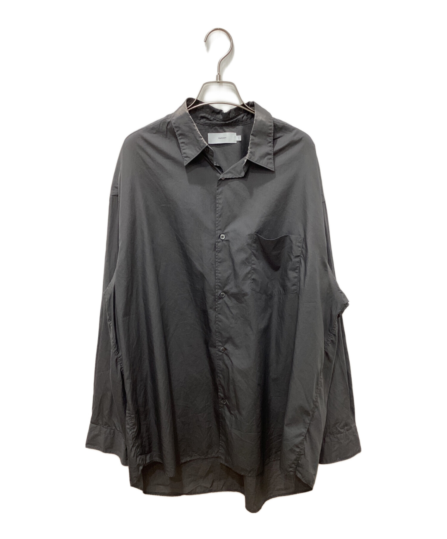 中古・古着通販】Graphpaper (グラフペーパー) Broad L/S Oversized