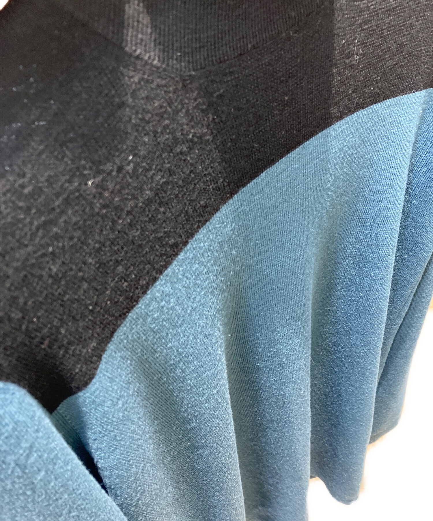 中古・古着通販】PRADA (プラダ) バイカラータートルネックニット