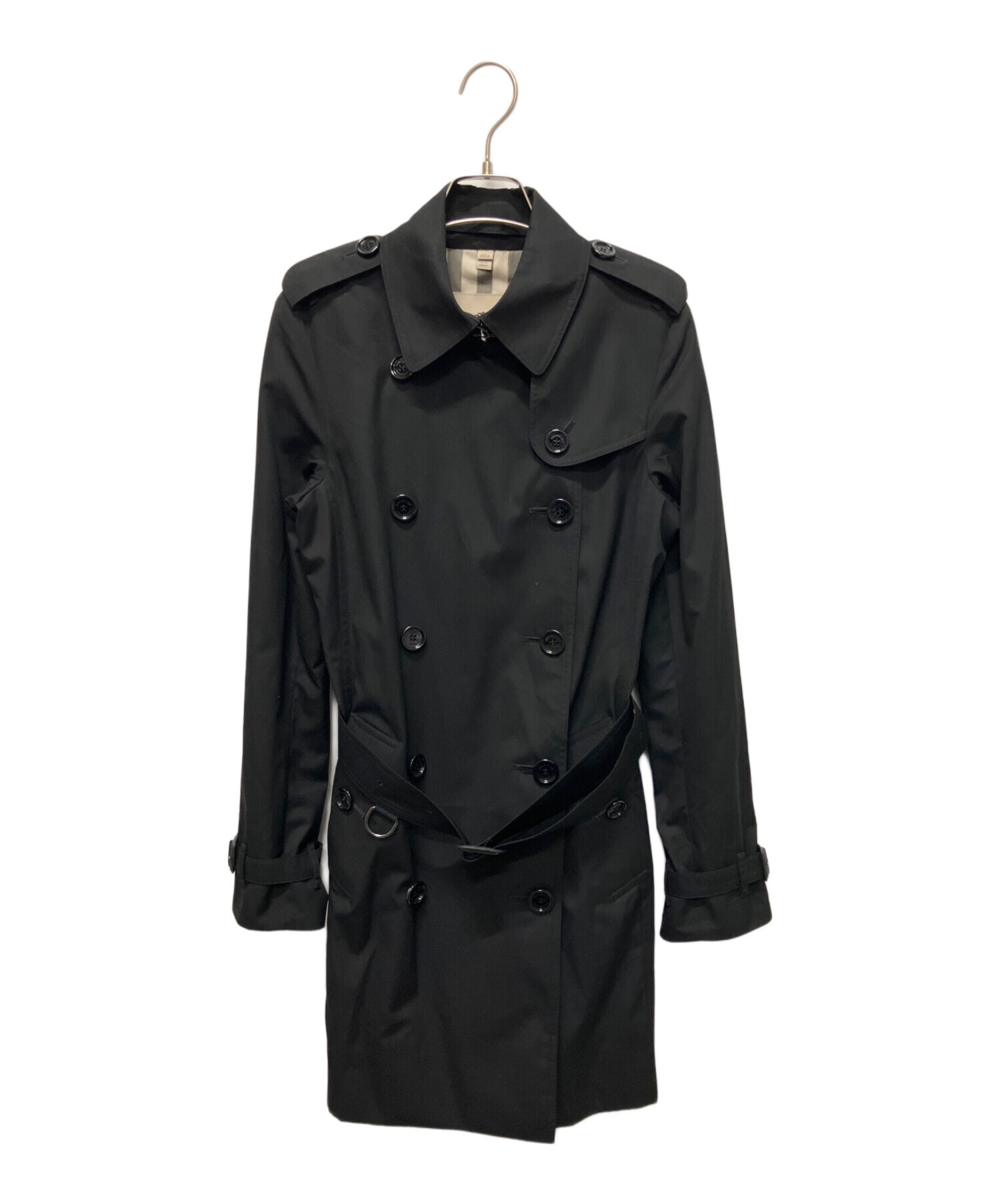 中古・古着通販】BURBERRY (バーバリー) トレンチコート ブラック