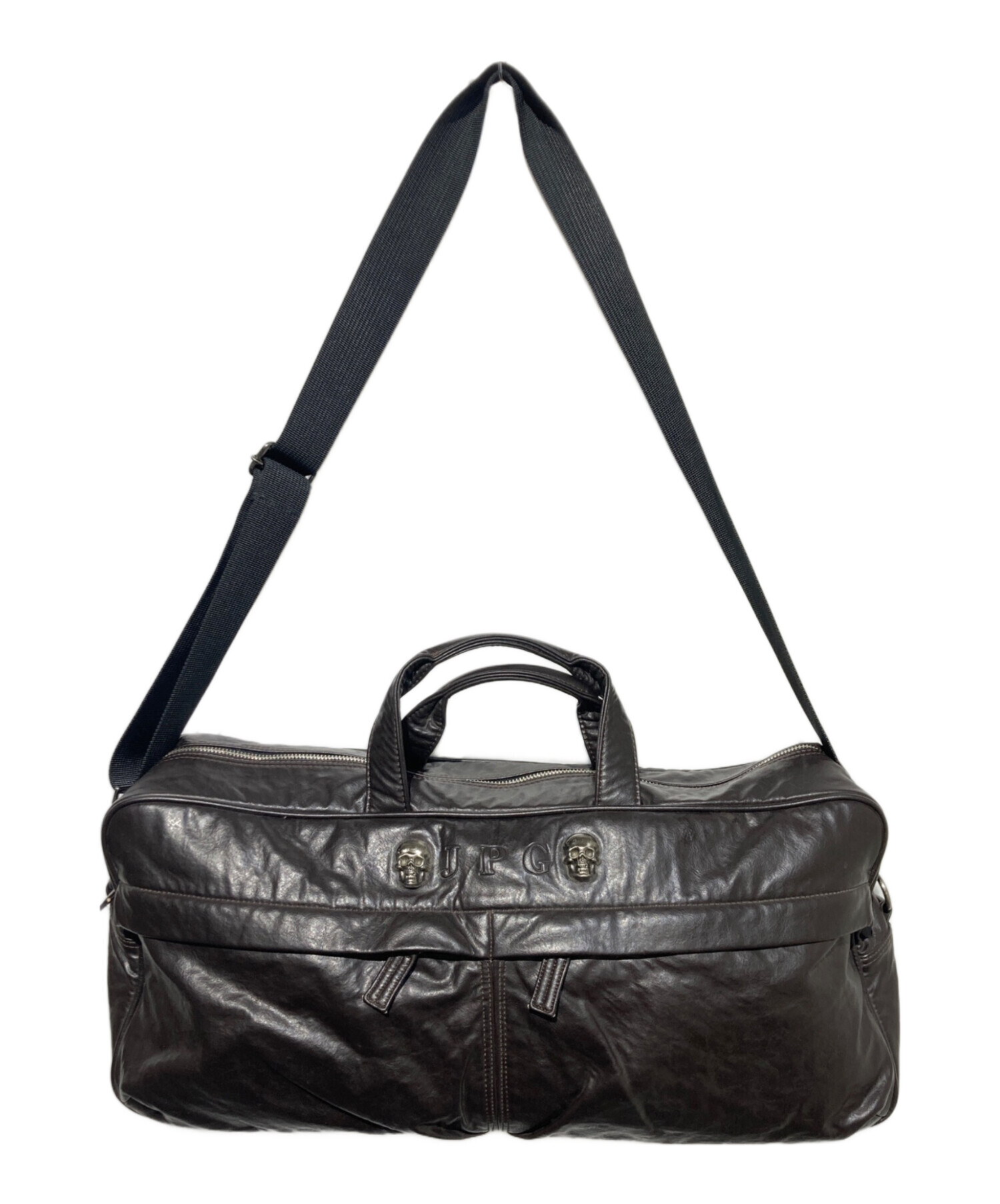 や*ん様 Jean Paul GAULTIER ロゴジャガード ミニボストンバッ 中古・古着通販】Jean Paul GAULTIER (ジャンポールゴルチェ) マルチ