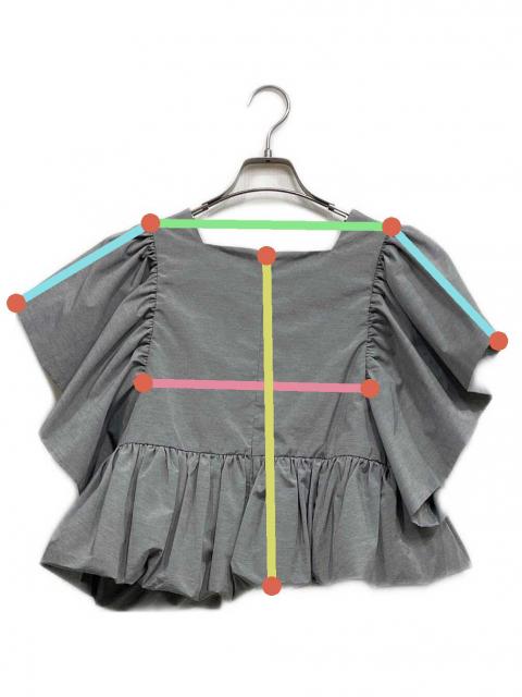 roughlow ラフローBalloon Blouseバルーンブラウス 中古・古着通販】roughlow (ラフロー) balloon blouse(バルーン