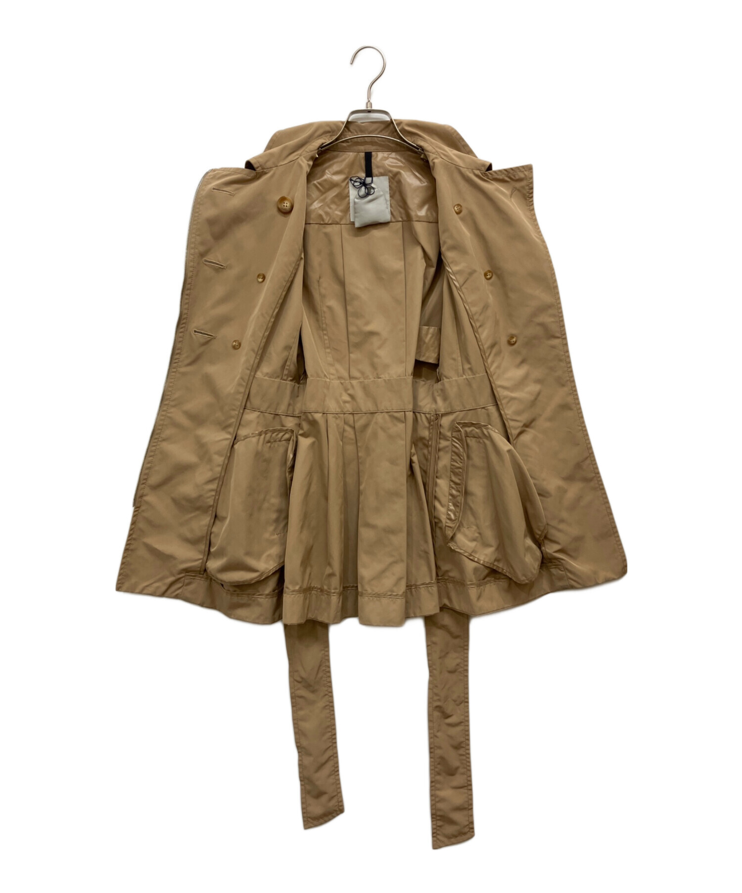 中古・古着通販】MONCLER (モンクレール) コート ベージュ｜ブランド