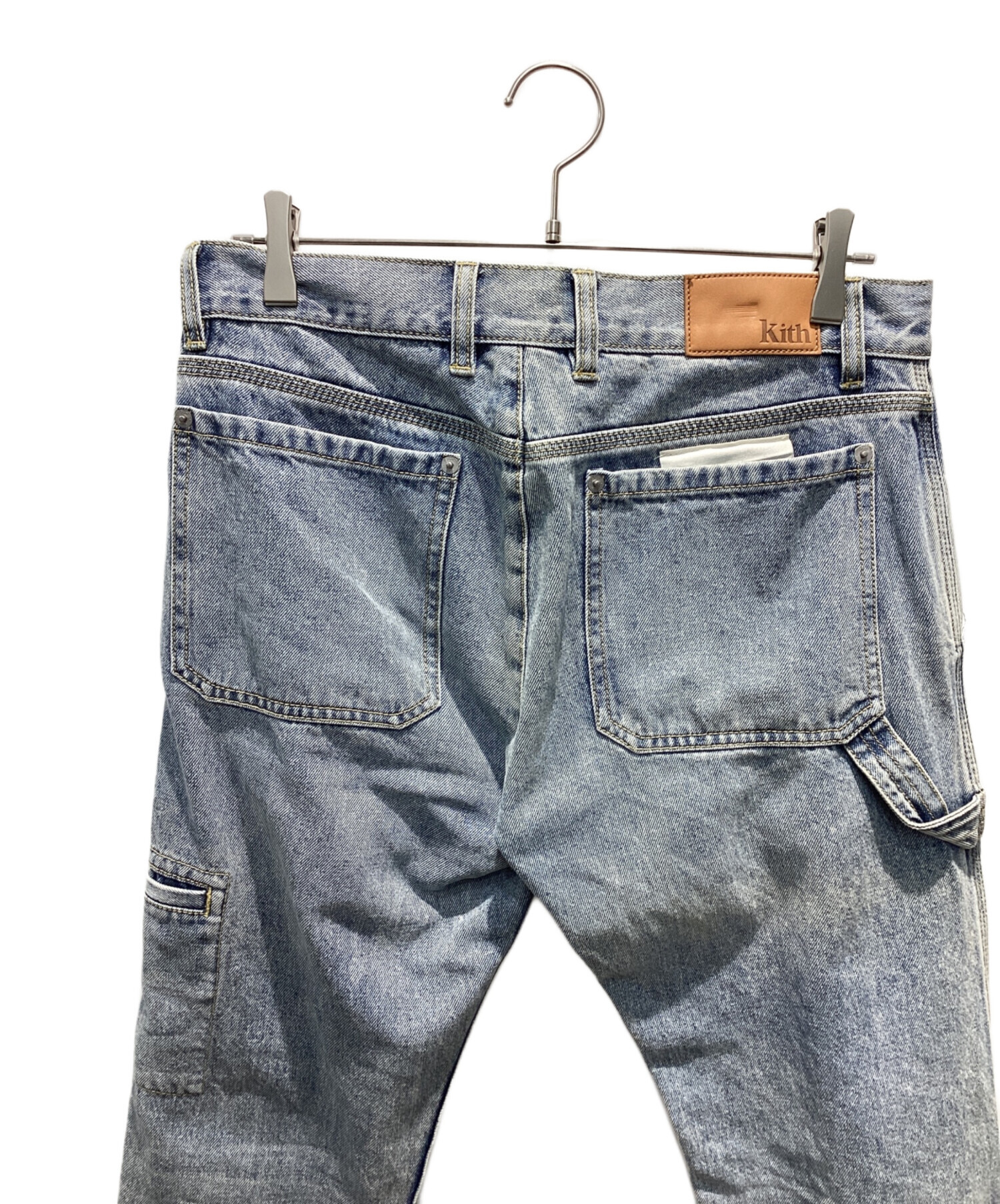 中古・古着通販】KITH (キス) デニムペインターパンツ ブルー サイズ 