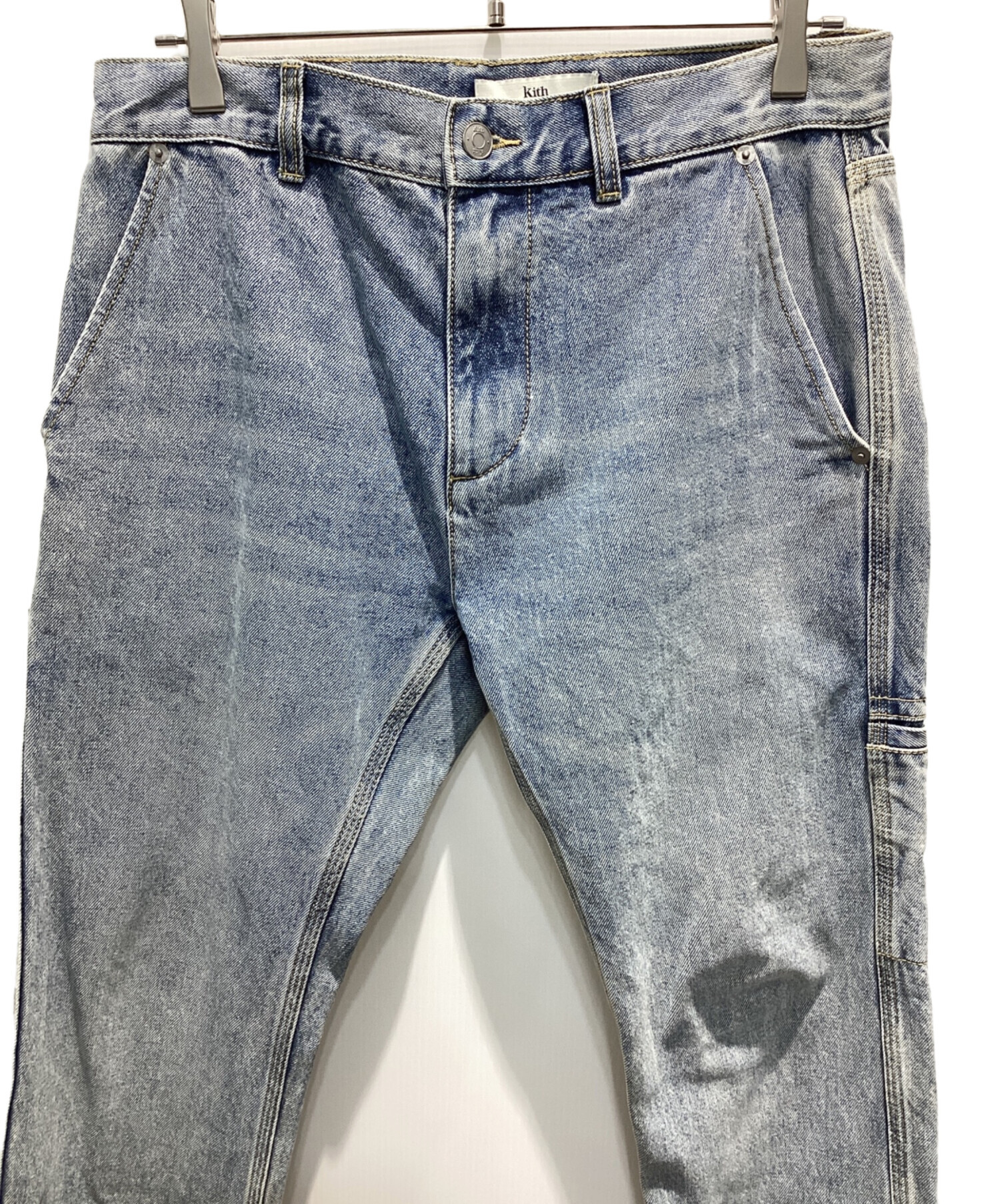 中古・古着通販】KITH (キス) デニムペインターパンツ ブルー サイズ 