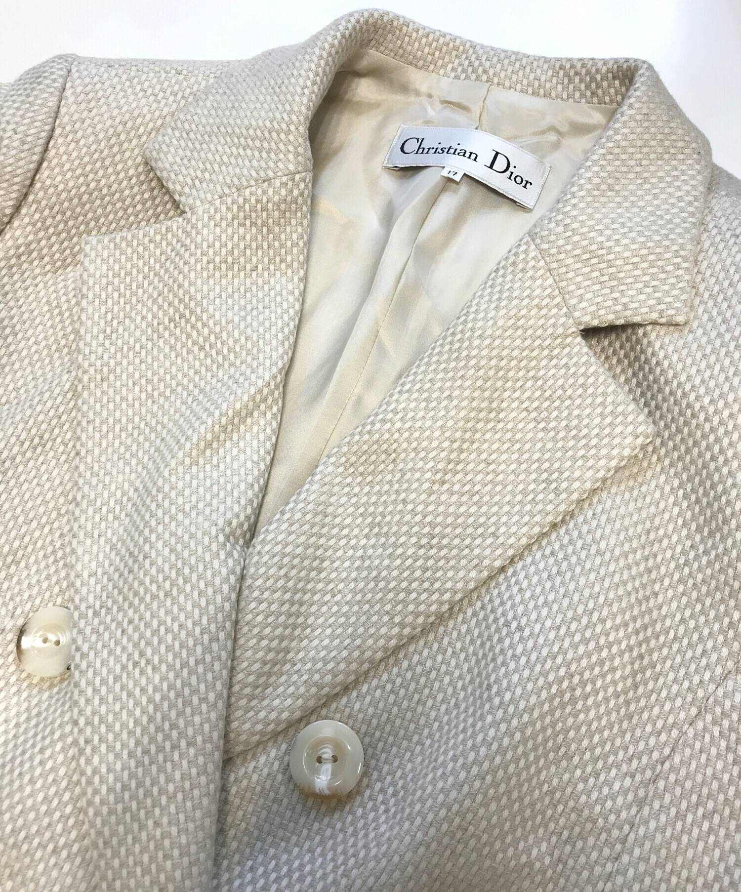 中古・古着通販】Christian Dior (クリスチャン ディオール) ツイード