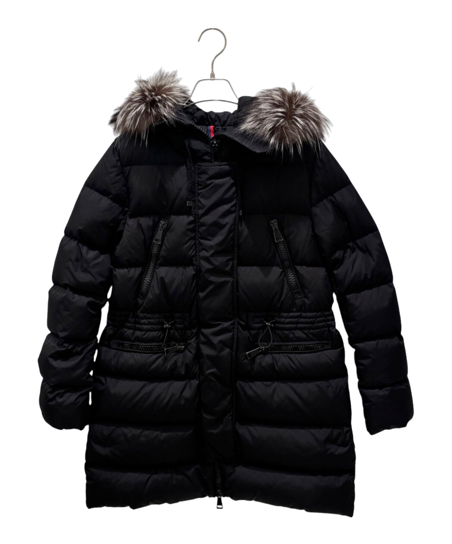 22198✨モンクレール APHROTI フォックスファー ダウンジャケット 中古・古着通販】MONCLER (モンクレール) APHROTITI シルバー