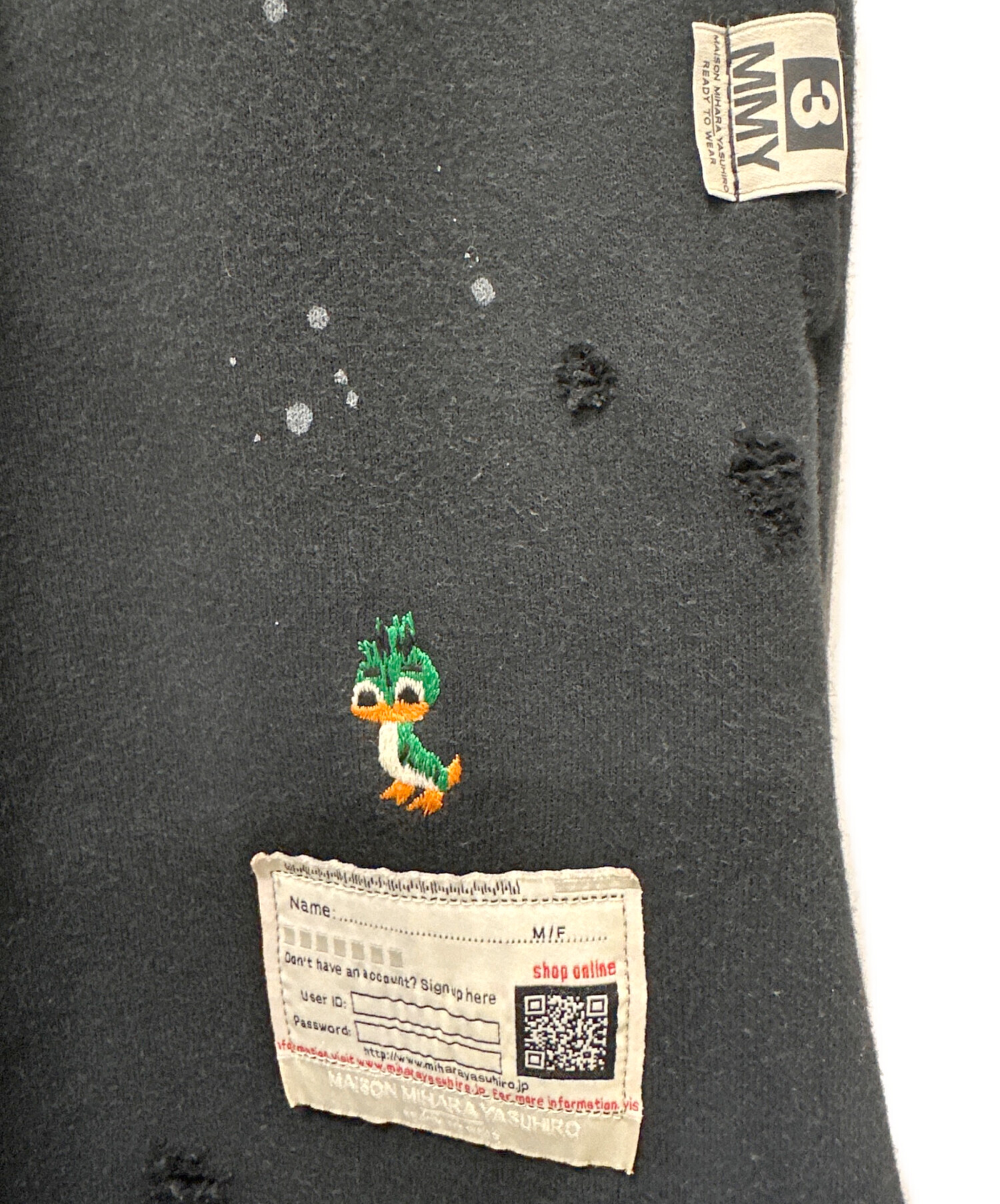 中古・古着通販】Maison MIHARA YASUHIRO (メゾン ミハラ ヤスヒロ