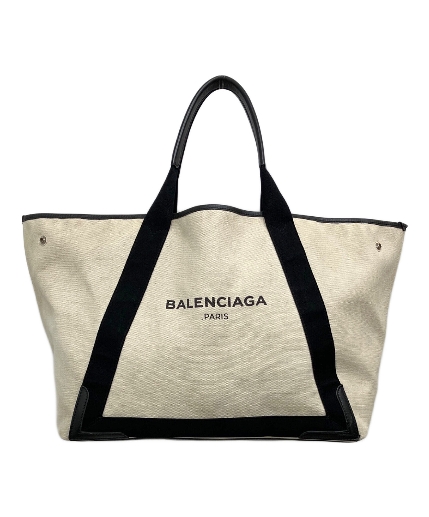 中古・古着通販】BALENCIAGA (バレンシアガ) NAVY CABASトートバッグ