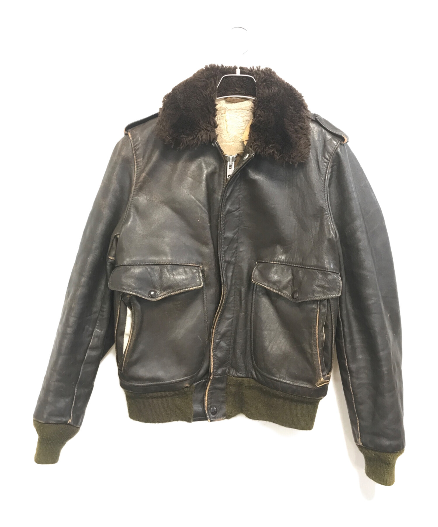 中古・古着通販】Schott (ショット) G1フライトジャケット ブラウン