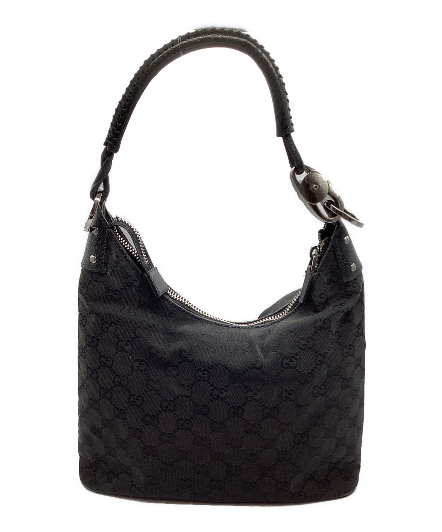 中古・古着通販】GUCCI (グッチ) ハンドバッグ ブラック｜ブランド