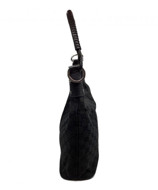 グッチ　ハンドバッグ　中古品 中古・古着通販】GUCCI (グッチ) ハンドバッグ ブラック｜ブランド