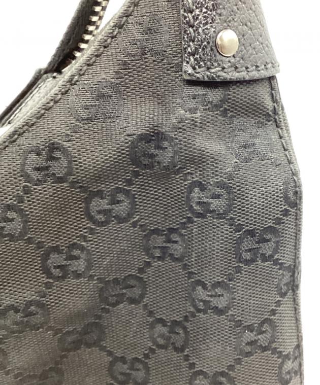 中古・古着通販】GUCCI (グッチ) ハンドバッグ ブラック｜ブランド