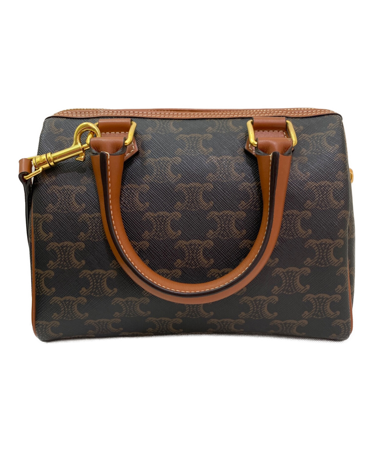 セリーヌ ボストンバック　2004 未使用 中古・古着通販】CELINE (セリーヌ) スモールボストンバッグ ブラック