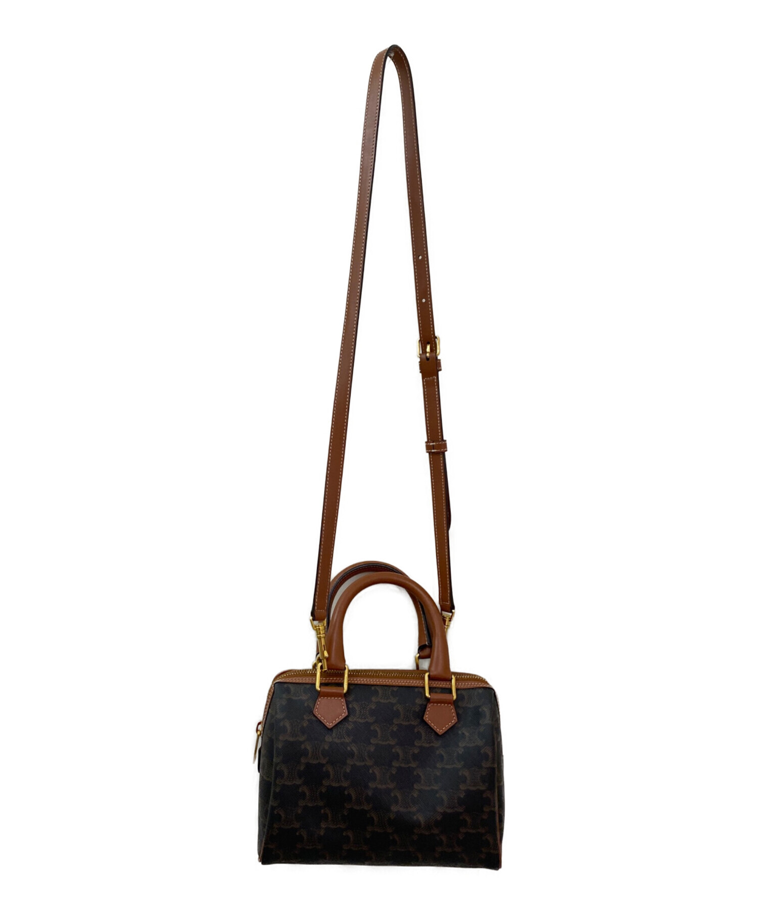 中古・古着通販】CELINE (セリーヌ) スモールボストンバッグ ブラック