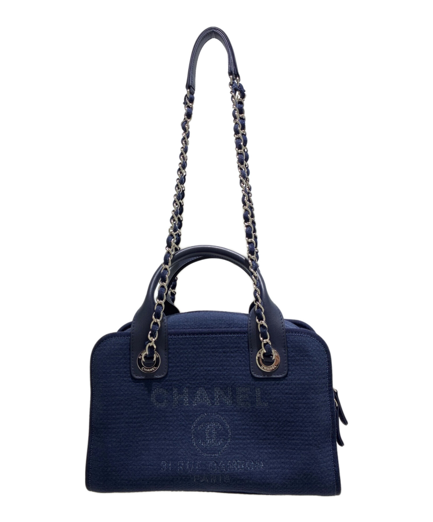 中古・古着通販】CHANEL (シャネル) ドーヴィル PM ボーリングバッグ