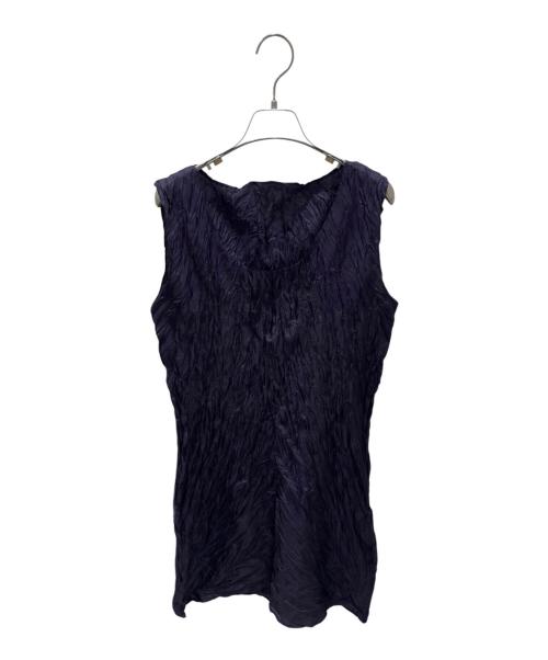 中古・古着通販】ISSEY MIYAKE (イッセイミヤケ) シワ加工ノースリーブ
