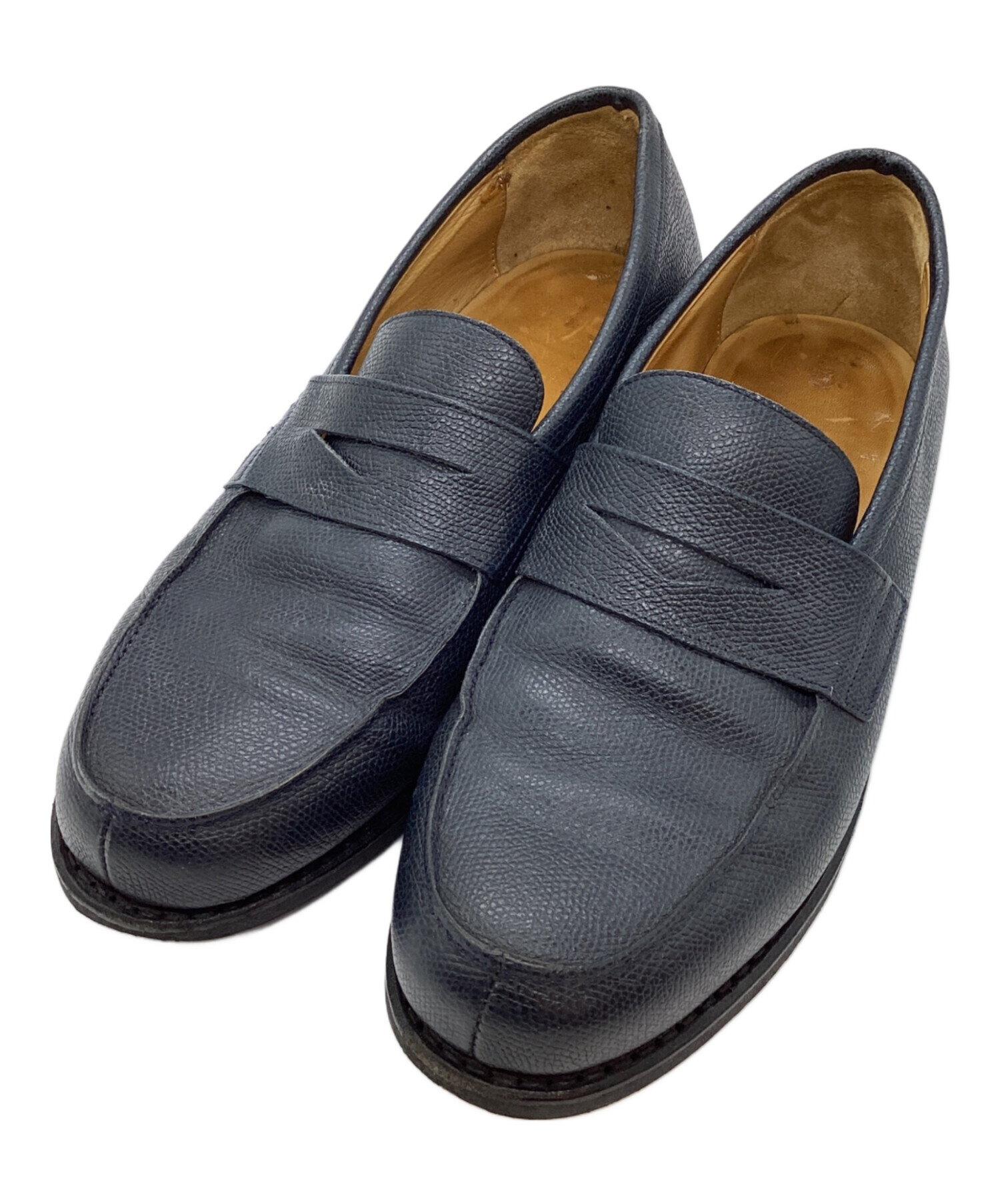 【美中古】EDIFICE × Paraboot ARLES ネイビー UK6.5 中古・古着通販】PARABOOT (パラブーツ) ADONIS ローファー ネイビー