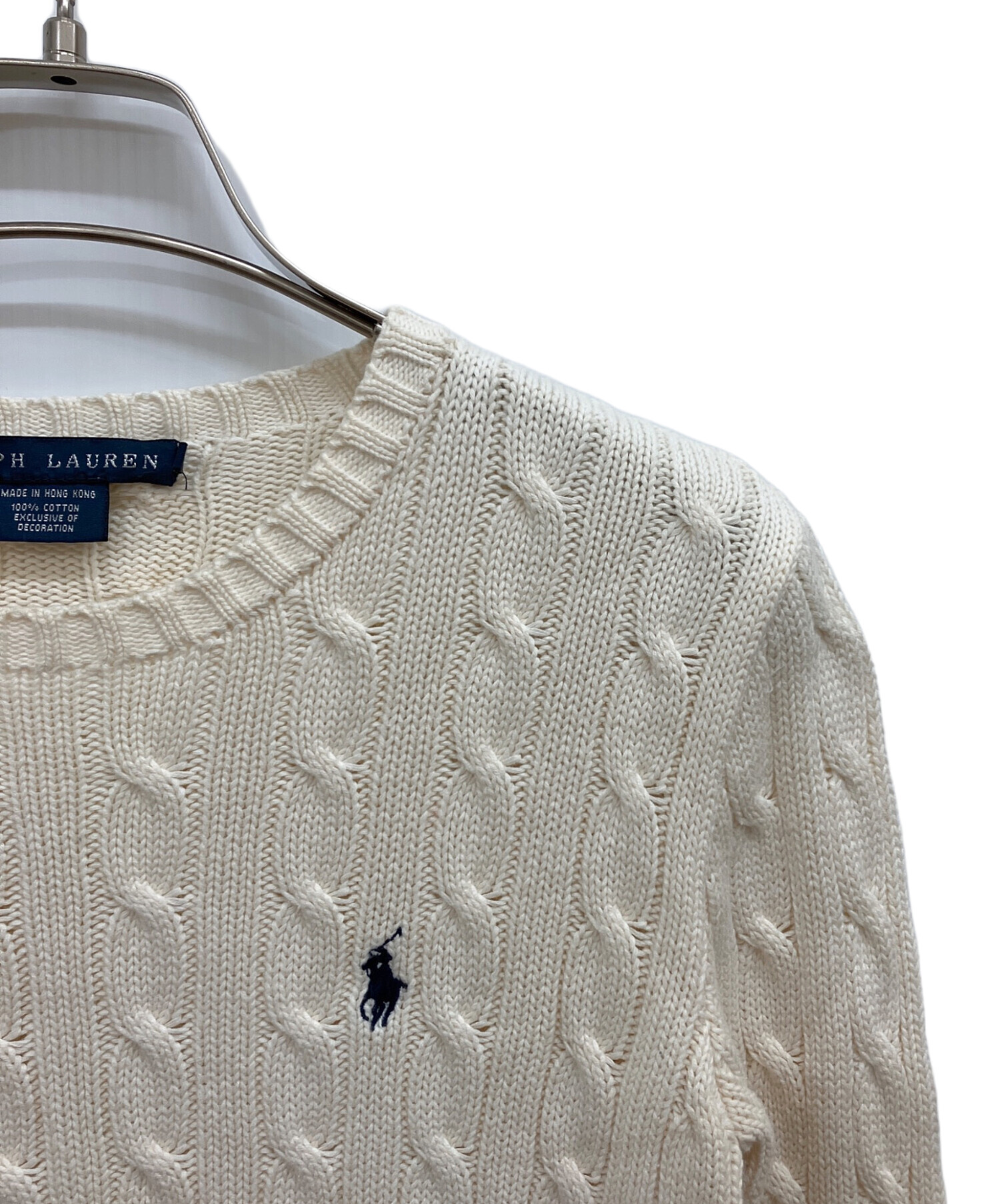 中古・古着通販】RALPH LAUREN (ラルフローレン) ケーブルニット