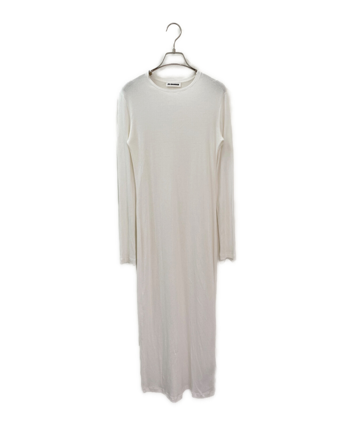中古・古着通販】JIL SANDER (ジルサンダー) ウールニットミディドレス