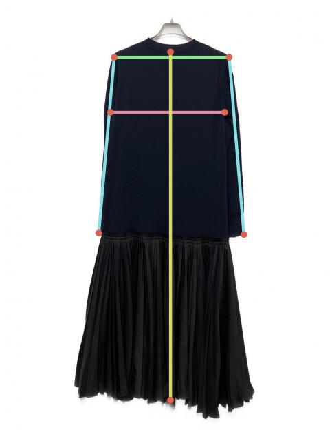中古・古着通販】JIL SANDER (ジルサンダー) プリーツニットワンピース