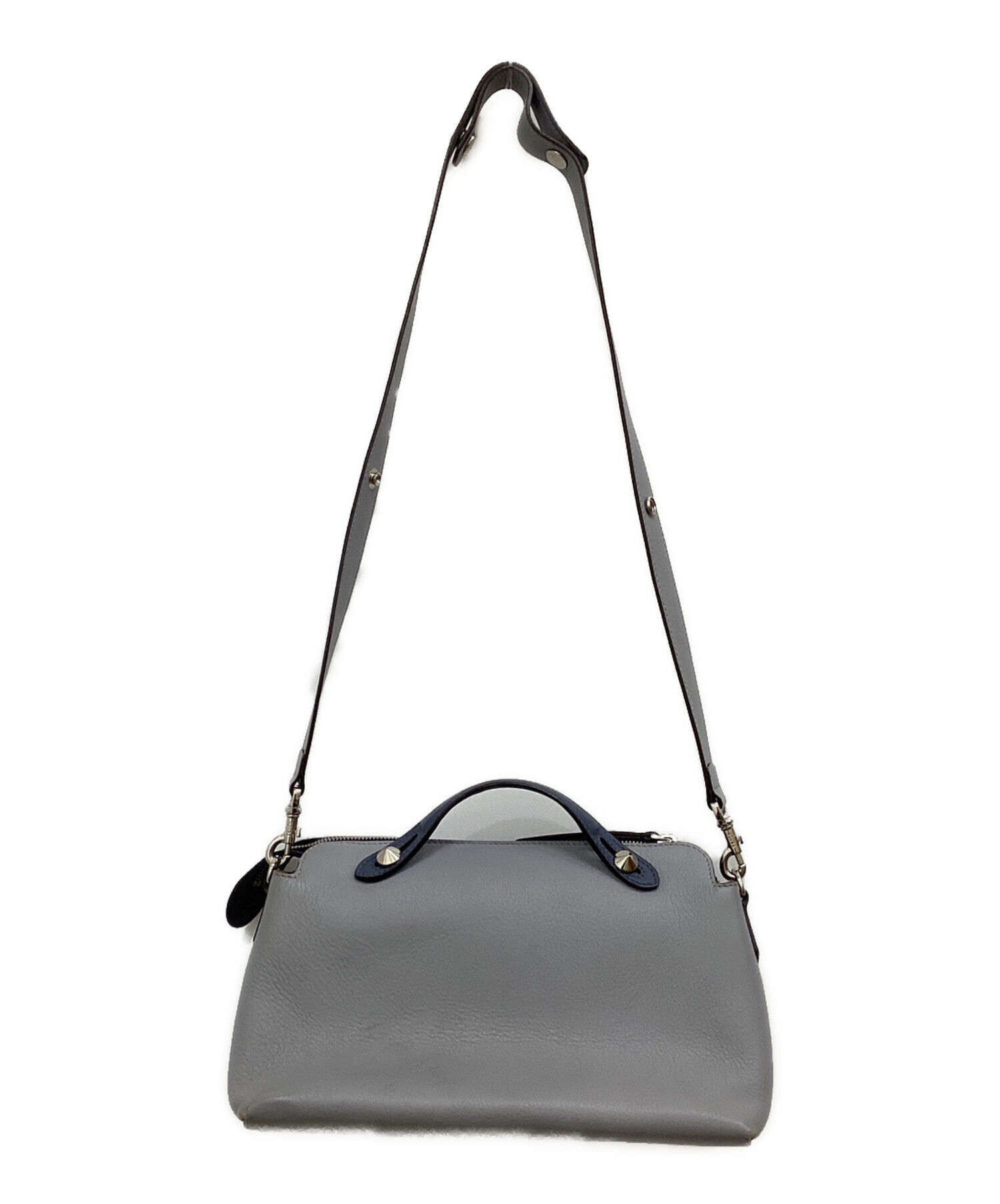 FENDI フェンディ　バイザウェイ 2WAYショルダーバッグ　バイカラーグレー 中古・古着通販】FENDI (フェンディ) バイザウェイ2WAYショルダー