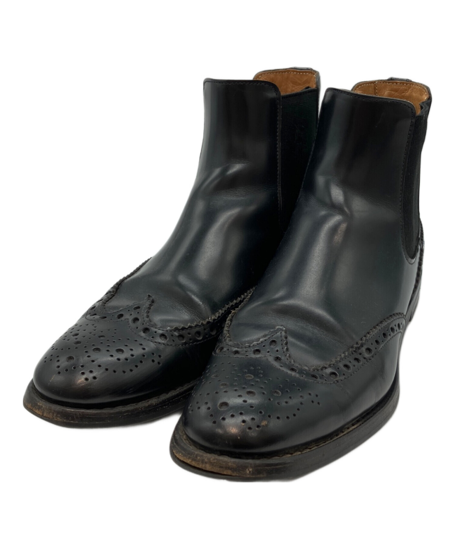 中古・古着通販】CHURCH'S (チャーチ) ウィングチップサイドゴアブーツ
