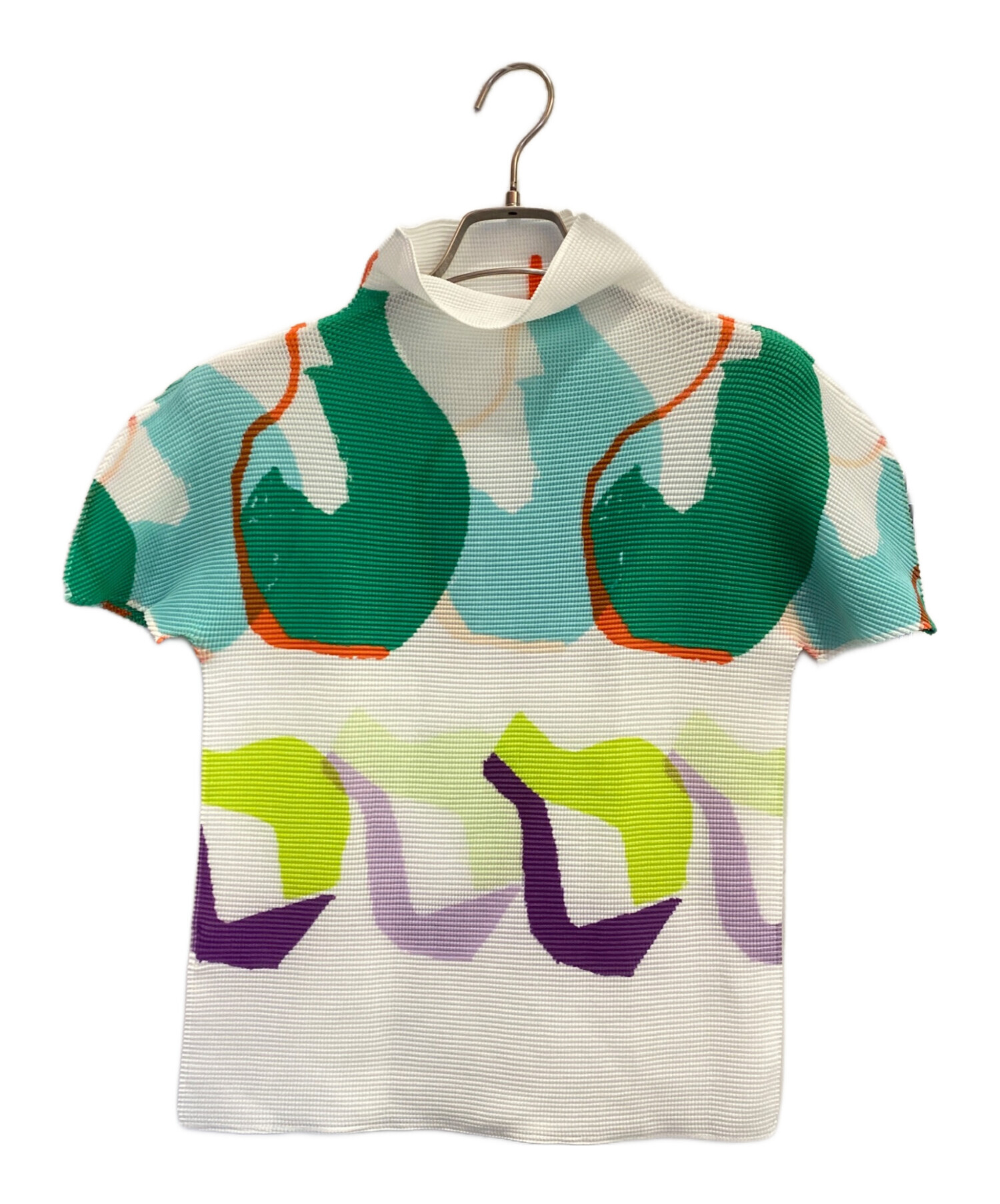 me ISSEY MIYAKE プリーツトップス✴︎未使用 中古・古着通販】ISSEY MIYAKE me (イッセイ ミヤケ ミー) 総柄