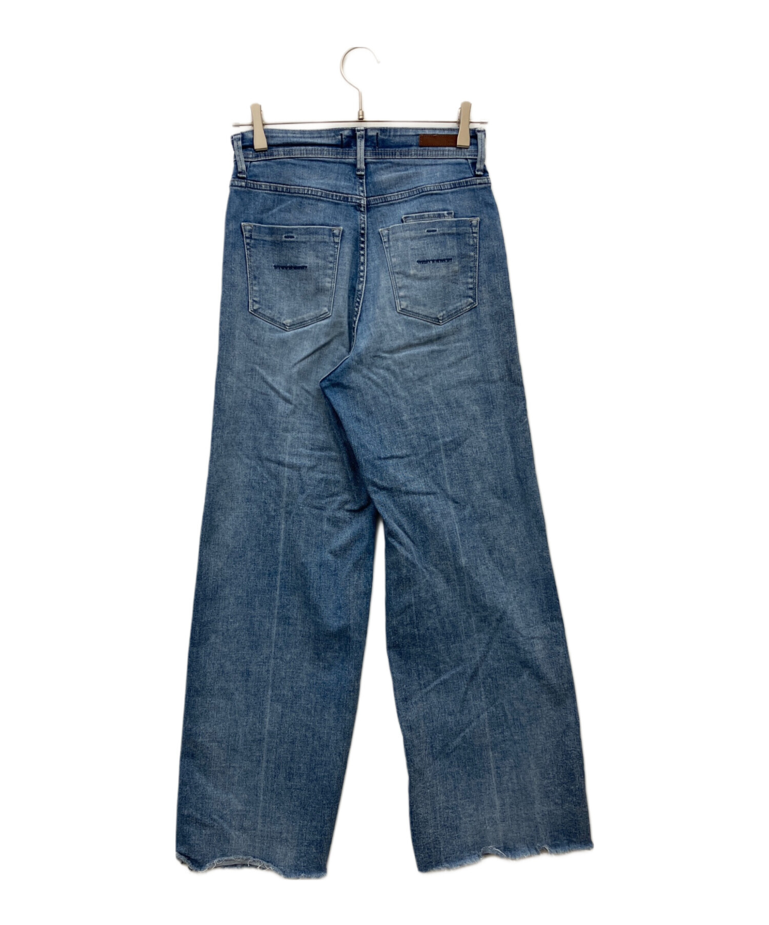 中古・古着通販】YANUK (ヤヌーク) ワイドフレアデニムパンツ 