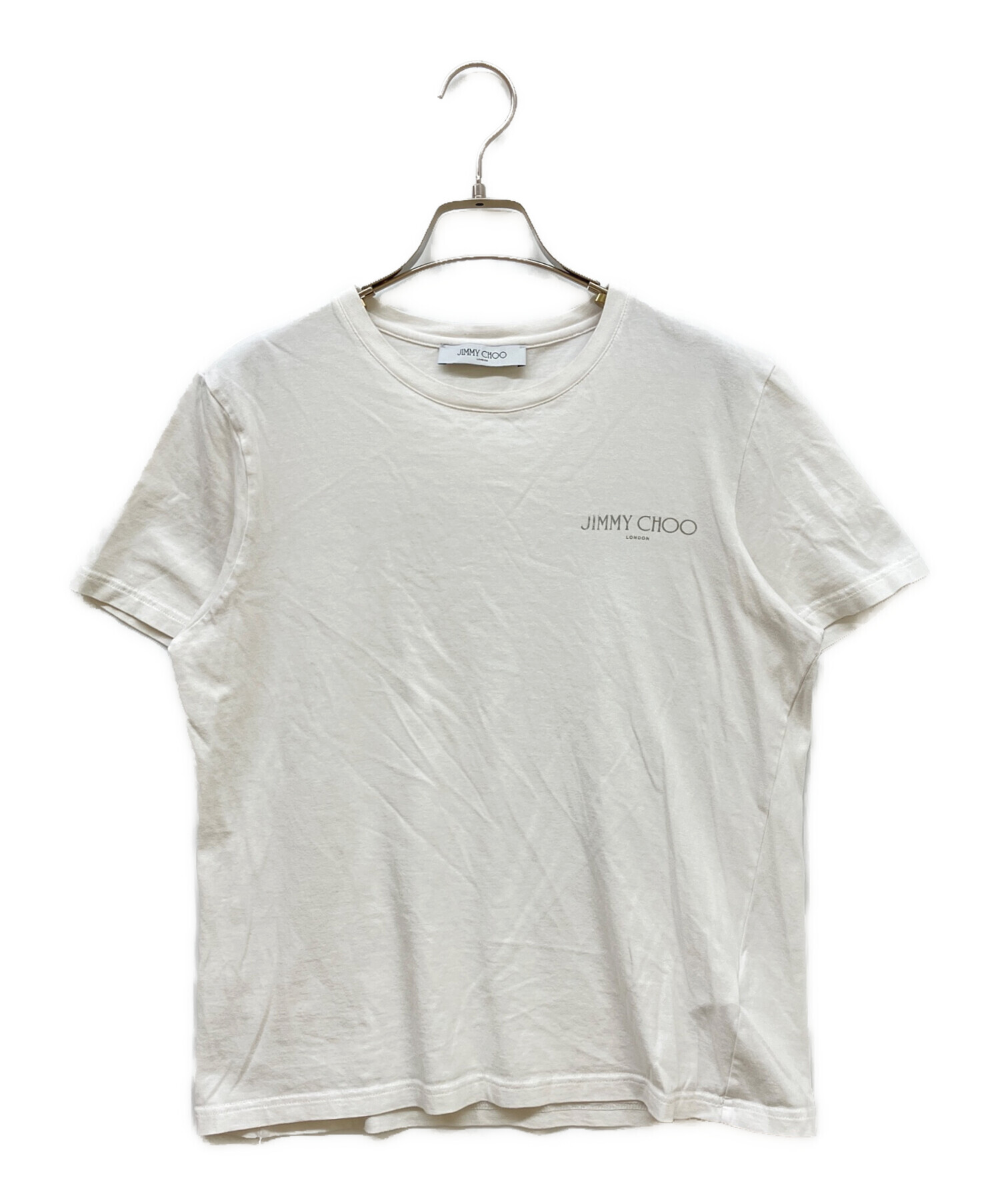 中古・古着通販】JIMMY CHOO (ジミーチュウ) ロゴTシャツ ホワイト