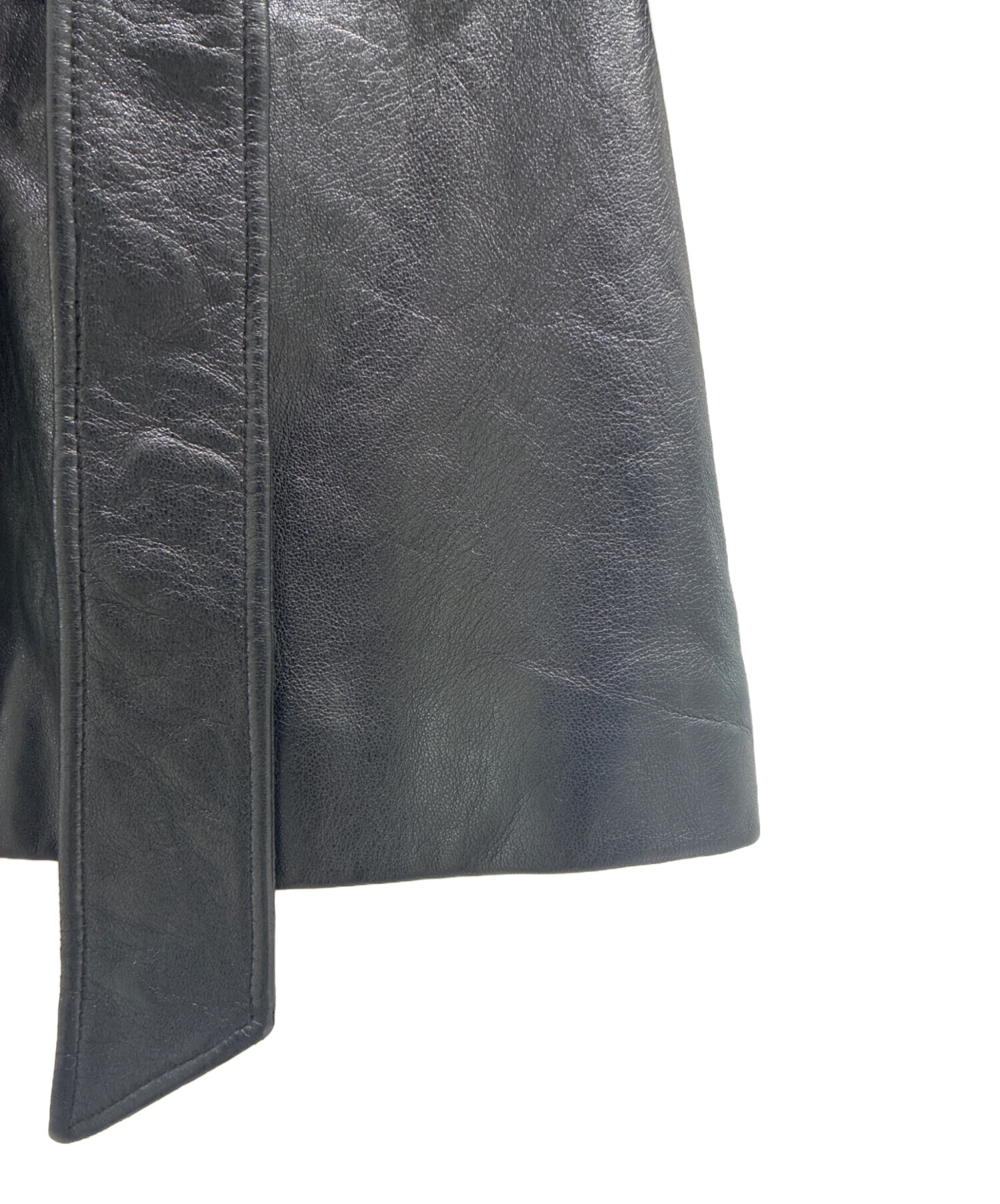 中古・古着通販】GUCCI (グッチ) Lamb Leather Trench Coat/ラムレザー 中古・古着通販】GUCCI (グッチ) Lamb Leather Trench Coat/ラムレザー