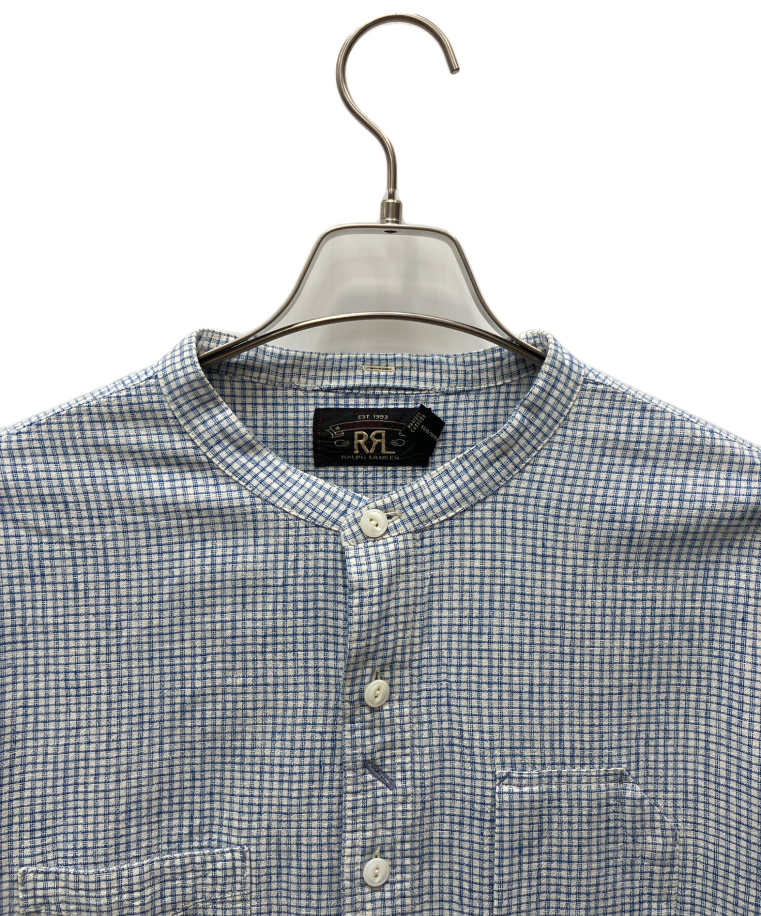 中古・古着通販】RRL (ダブルアールエル) コットンリネンチェック