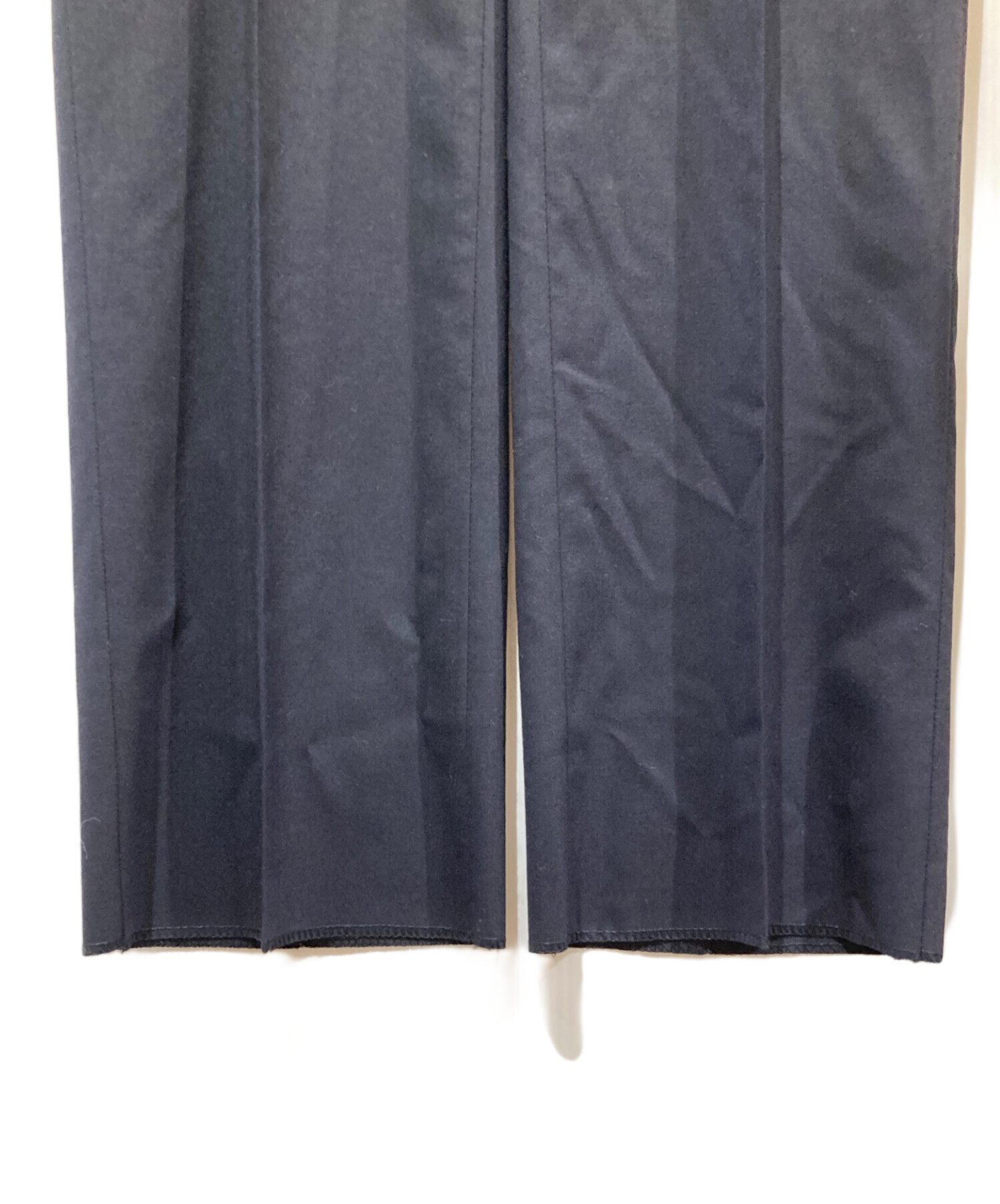 中古・古着通販】GUCCI (グッチ) ウールスラックス ダークネイビー