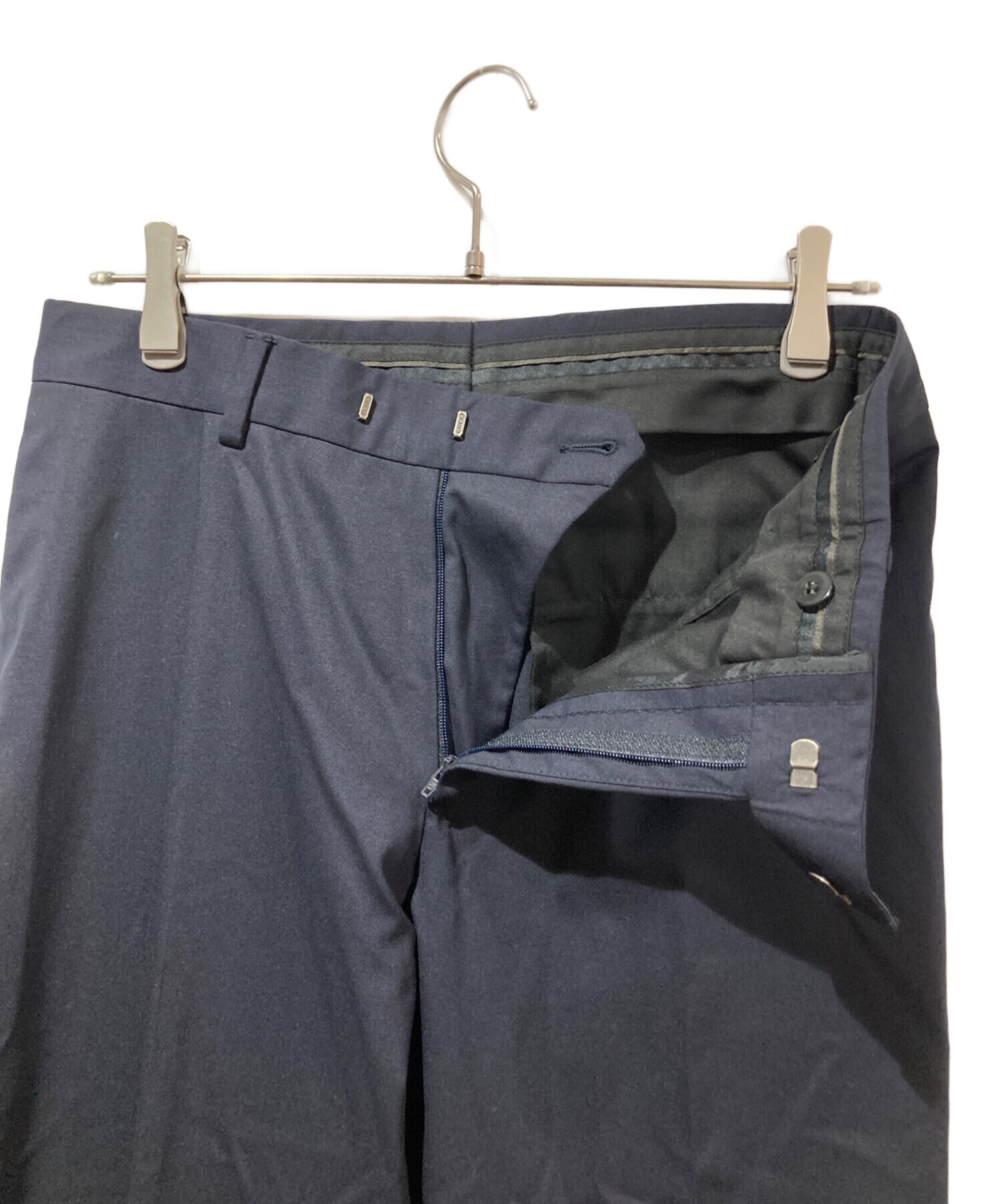 GUCCIウールスラックス 中古・古着通販】GUCCI (グッチ) ウールスラックス ダークネイビー