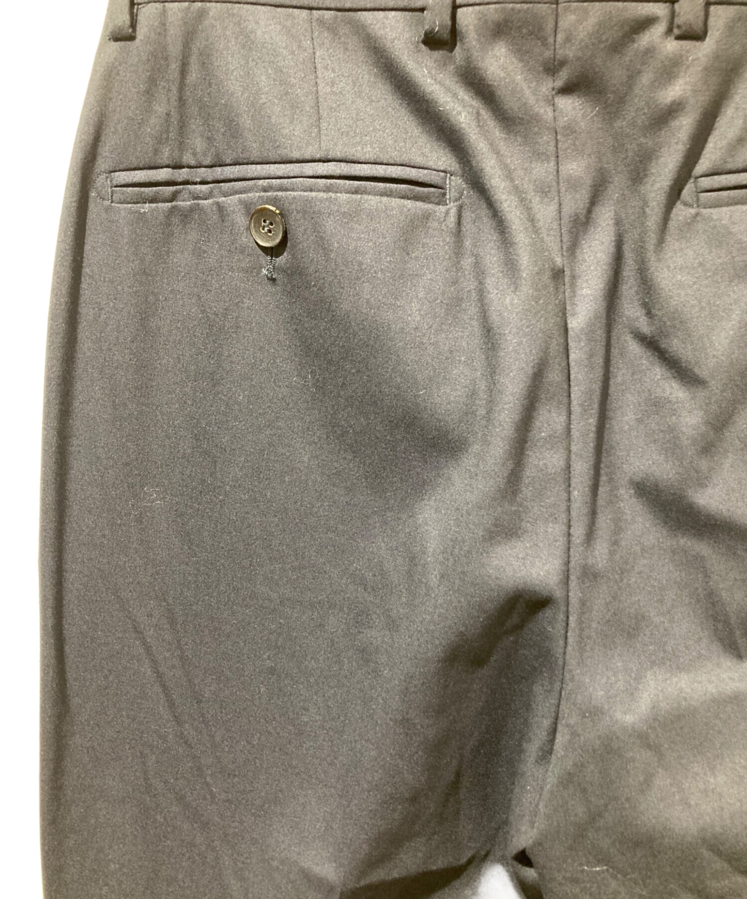 中古・古着通販】GUCCI (グッチ) ウールスラックス ダークネイビー