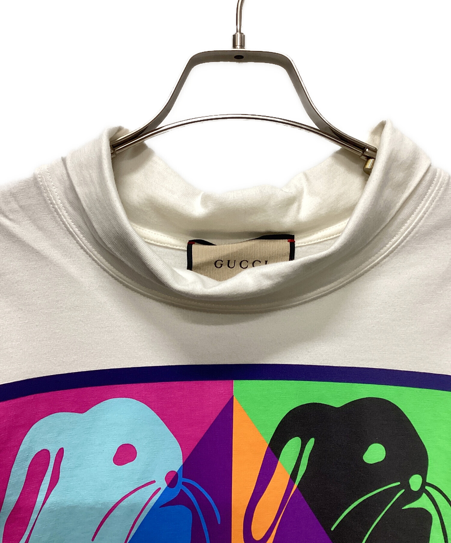 GUCCI Tシャツ・カットソー レディース 【古着】【中古】【送料無料】 中古・古着通販】GUCCI (グッチ) カットオフクロップドTシャツ