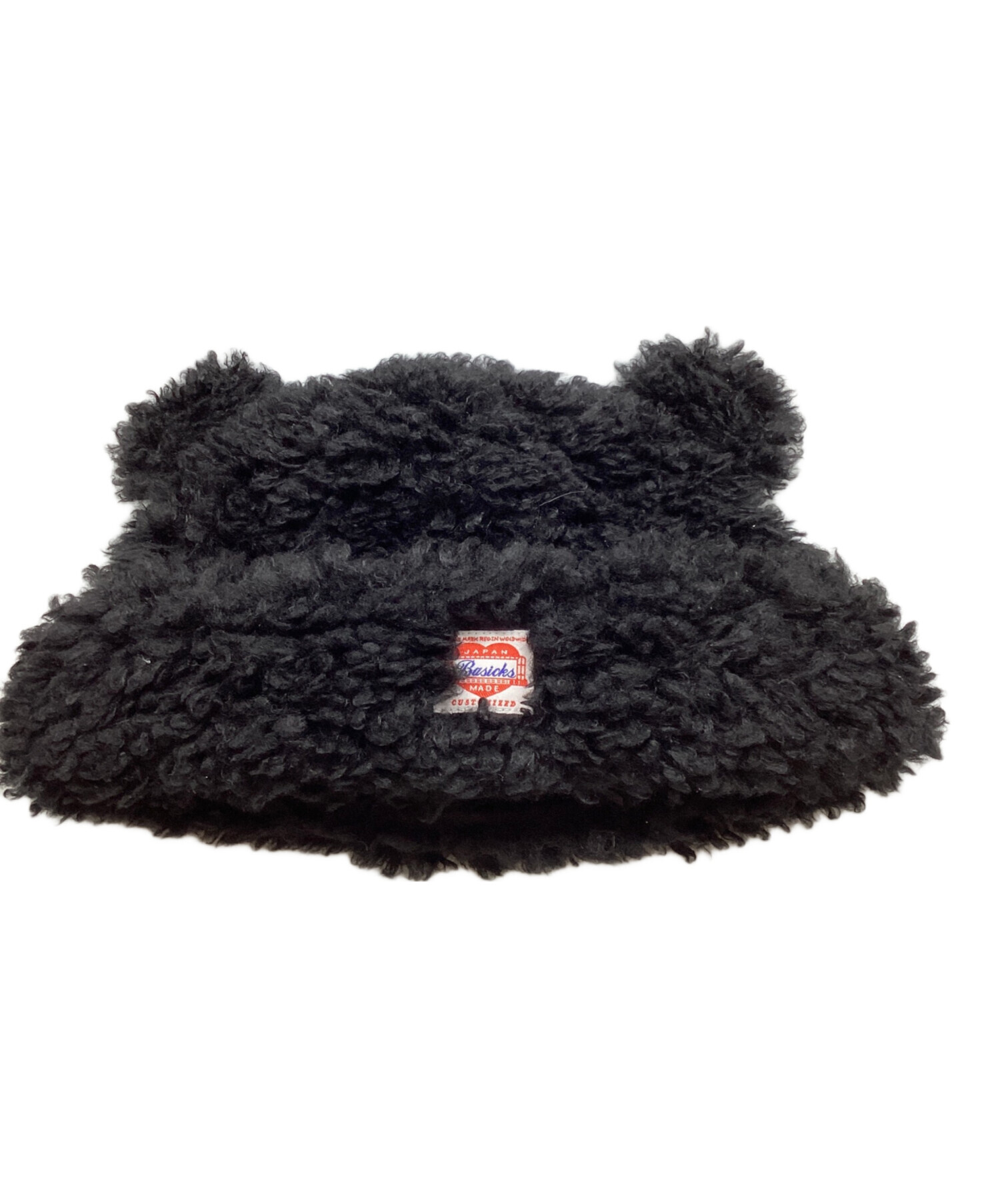 最終値下げ　BASICKS BEAR BEANIE 中古・古着通販】basicks (ベイシックス) BEAR BEANIE ブラック