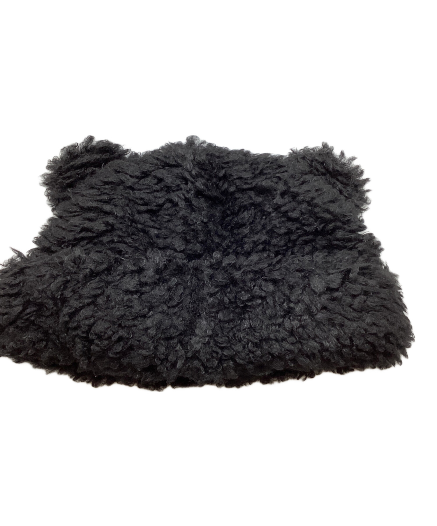 中古・古着通販】basicks (ベイシックス) BEAR BEANIE ブラック