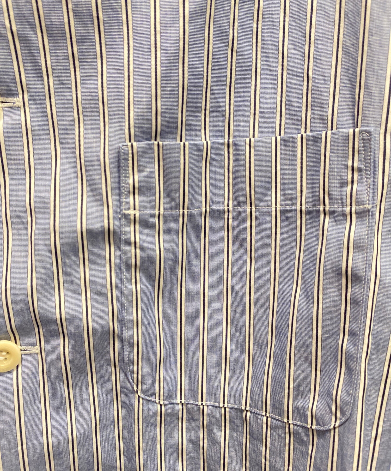 中古・古着通販】sacai (サカイ) Cotton Poplin Shirt ブルー サイズ:1