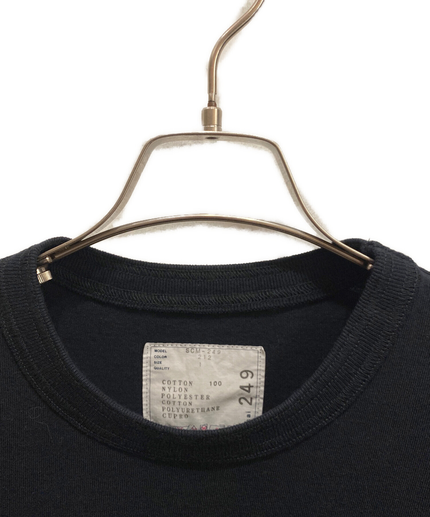 sacai MA-1 ドッキング Tシャツ 半袖 カーキ ブラック 【公認】【認定
