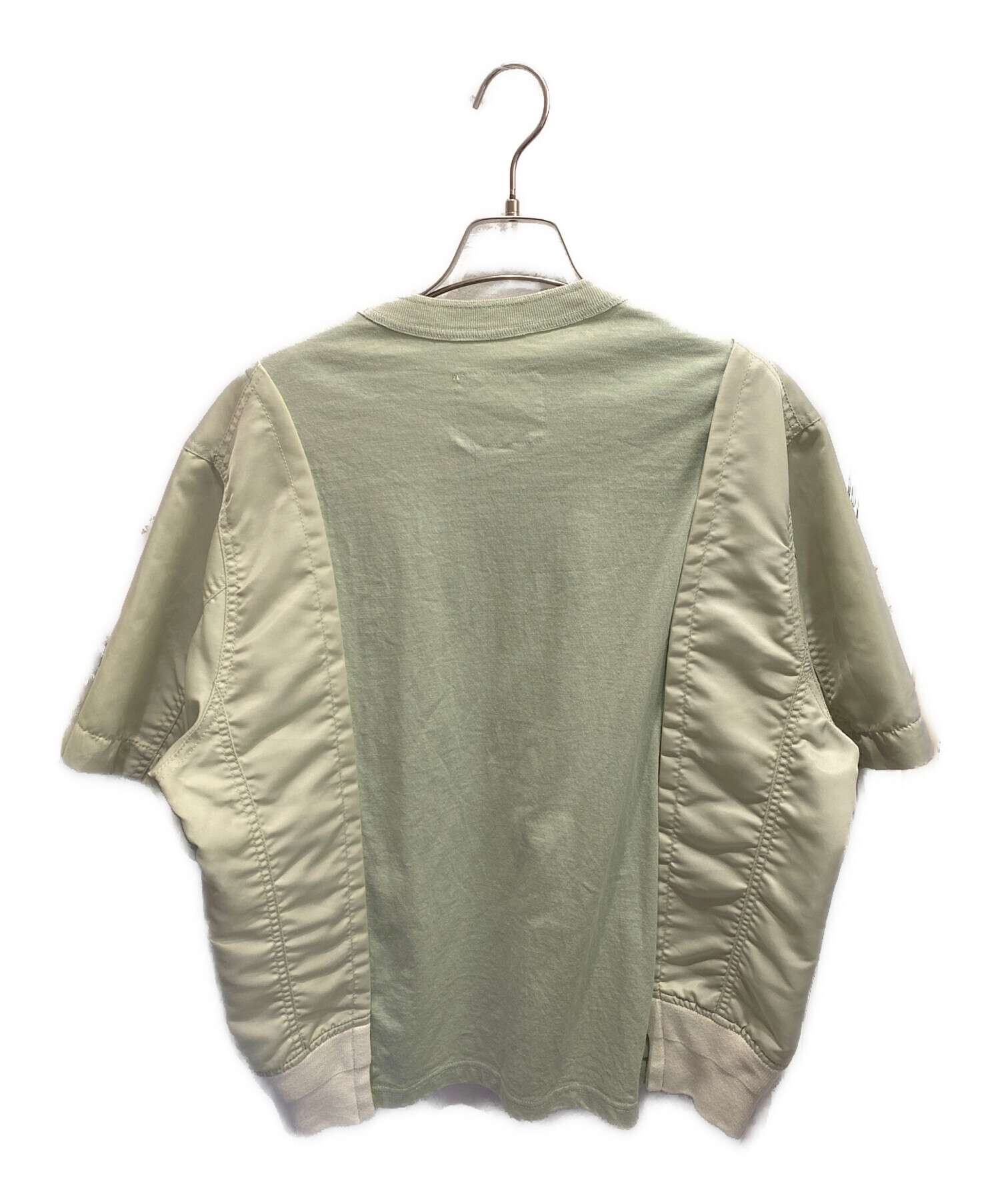 ビッケ SACAI Nylon Twill × CottonJersey 中古・古着通販】sacai (サカイ) Nylon Twill Cotton Jersey T-Shirt