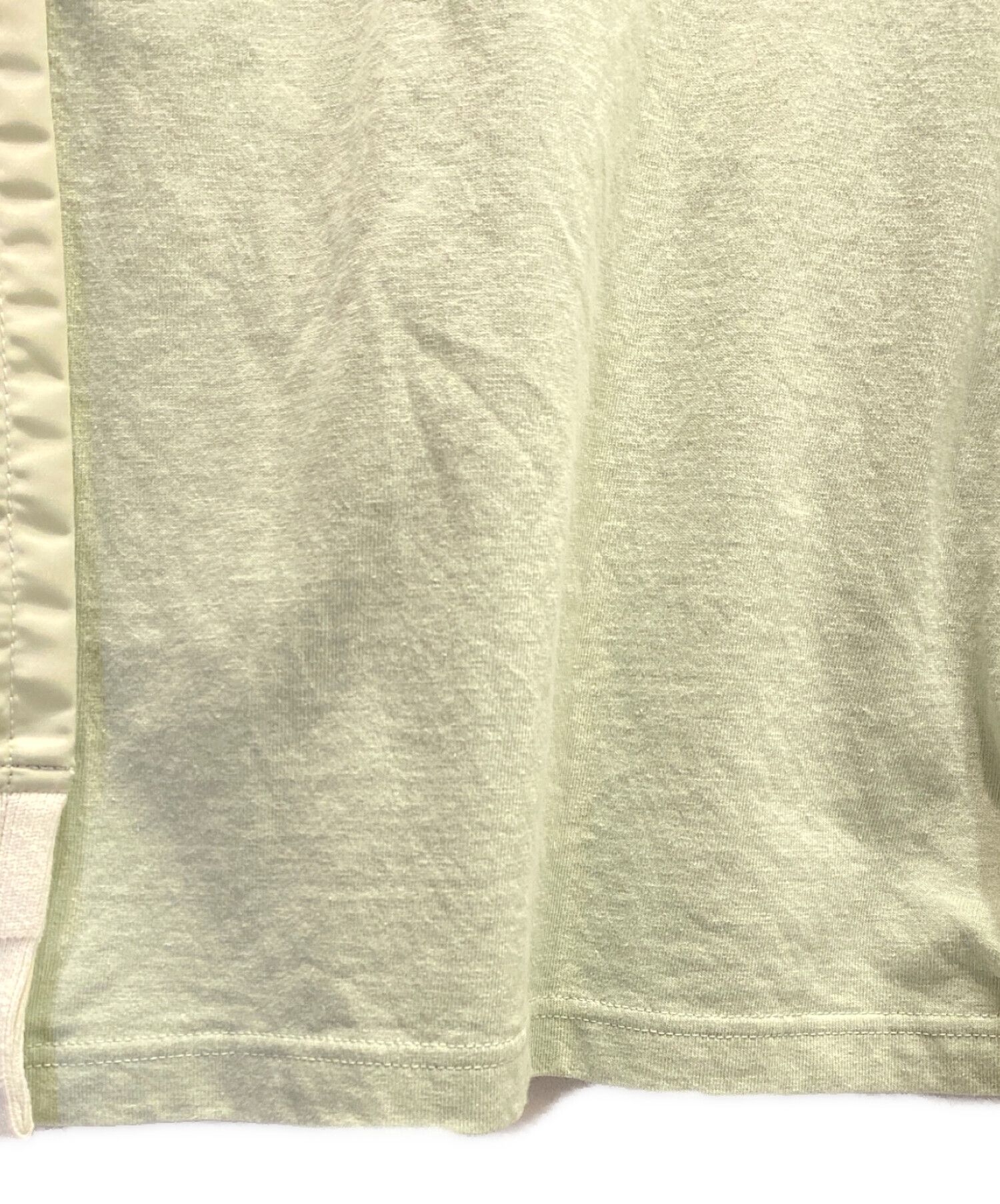 中古・古着通販】sacai (サカイ) Nylon Twill Cotton Jersey T-Shirt