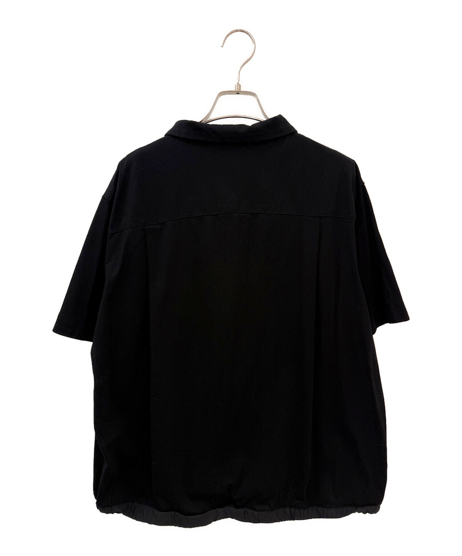 中古・古着通販】sacai (サカイ) Cotton Jersey Polo Shirt ブラック