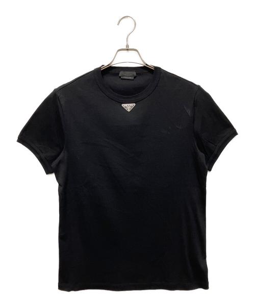 中古・古着通販】PRADA (プラダ) ライアングルロゴ 半袖Tシャツ 24SS