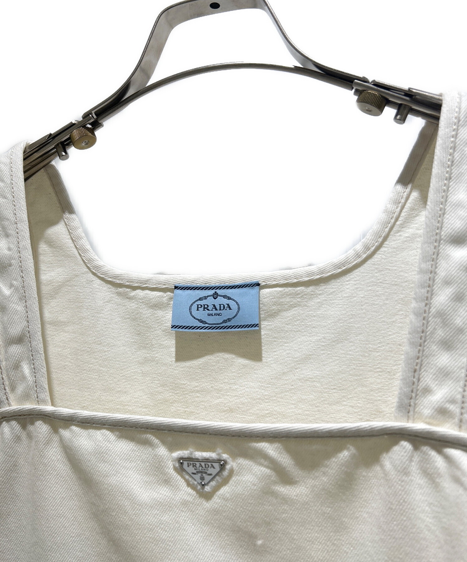 中古・古着通販】PRADA (プラダ) オールドデニム ミニドレス