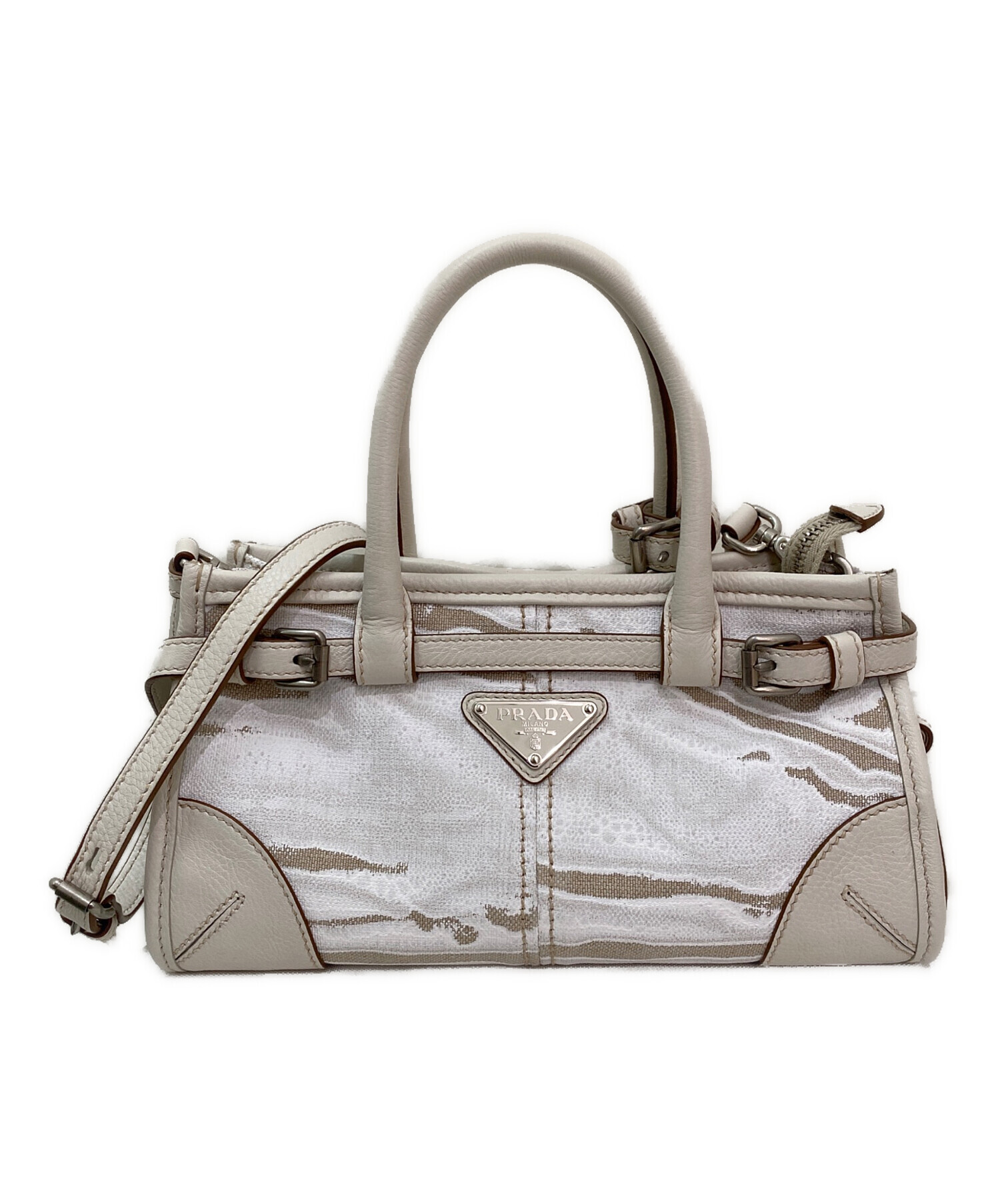 中古・古着通販】PRADA (プラダ) ボニー ホワイト サイズ:ミニ