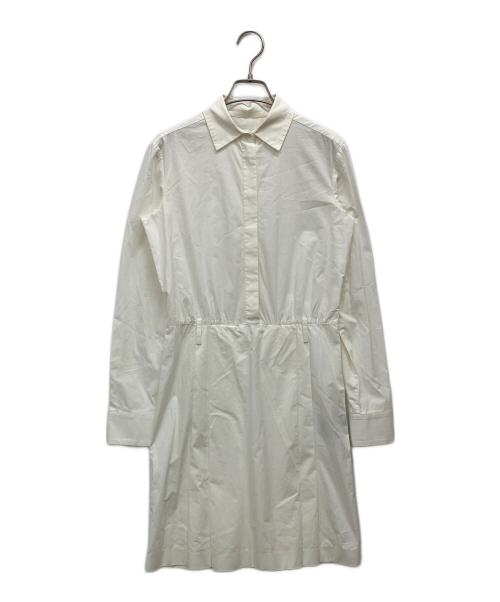 Salvatore Ferragamo フェラガモ シャツワンピース プリーツ 中古・古着通販】Salvatore Ferragamo (サルヴァトーレ フェラガモ